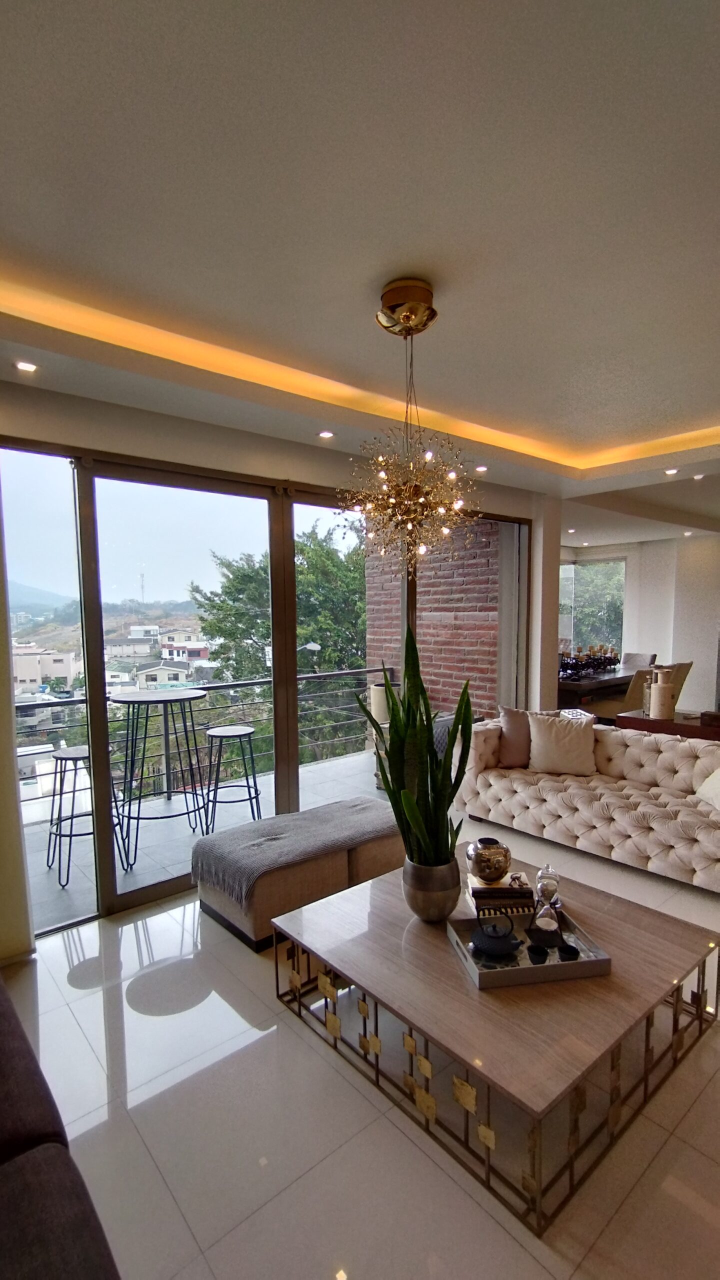 Una joya de departamento. 4 Vista desde la Sala, detalles que enamoran