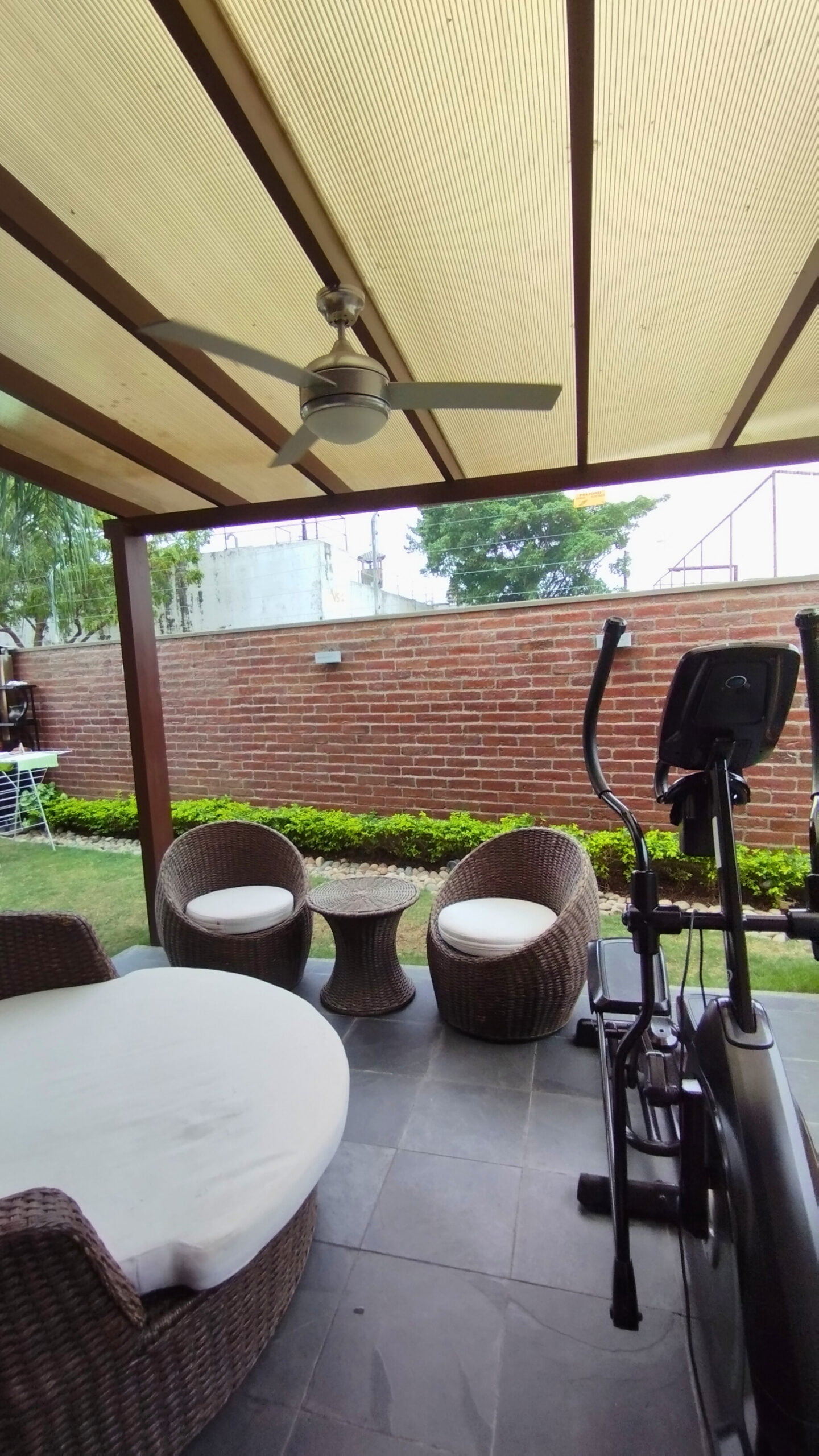 Una joya de departamento. 17 Patio con bbq