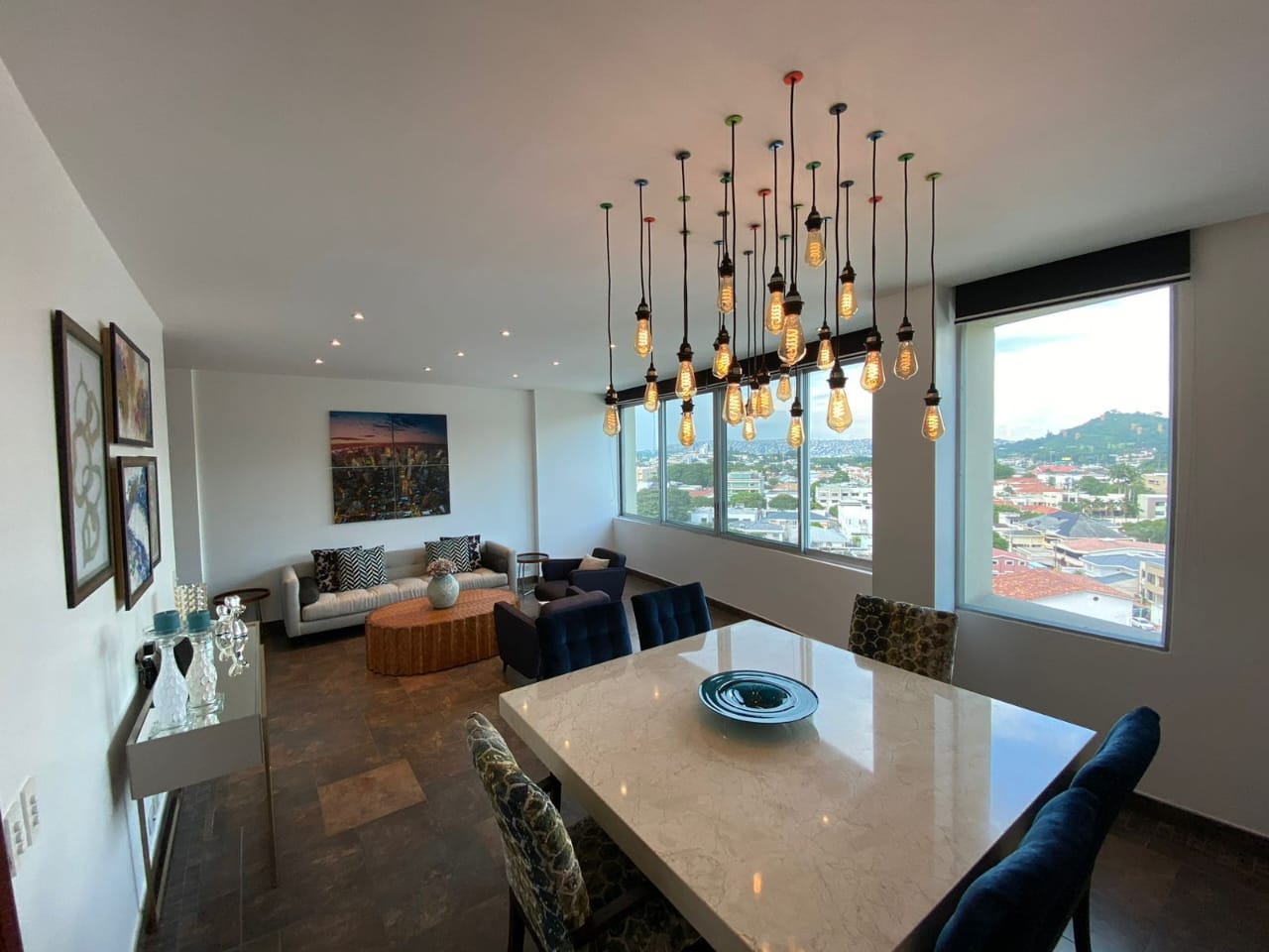 Venta Penthouse Olivos 7 Vista desde el comedor, la vista del penthouse es maravillos